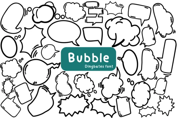 Bubble by Chonada — Dingbats Font