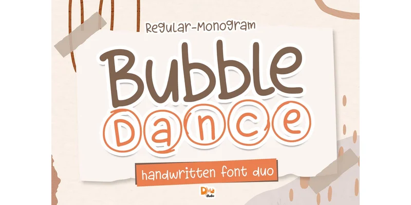 Bubble Dance Font by dmletter31 by dmletter31 — Decorative Font