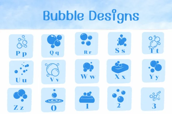 Bubble Designs by Ketsarin — Dingbats Font — thumbnail 3
