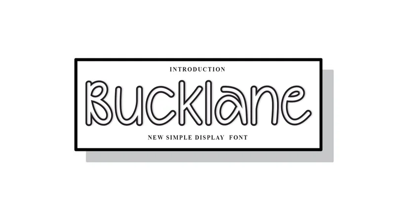 Bucklane Font by PiPi Creative — Sans Serif Font