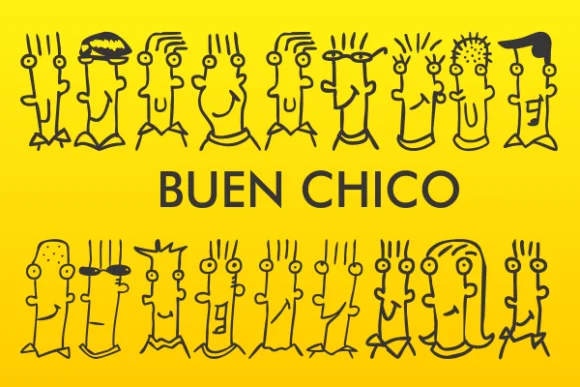 Buen Chico by Raul Andres Perez Canseco — Dingbats Font