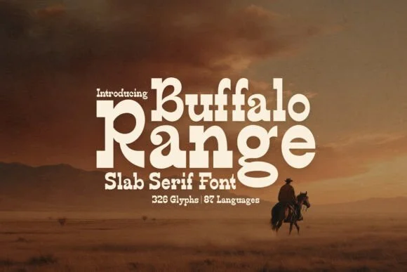 Buffalo Range by HipFonts — Slab Serif Font