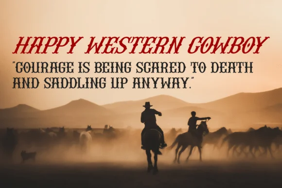Buffalo Western by Eystore — Slab Serif Font — thumbnail 3