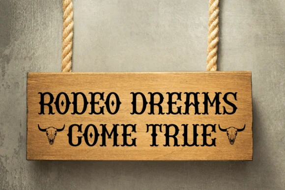 Buffalo Western by Eystore — Slab Serif Font — thumbnail 4