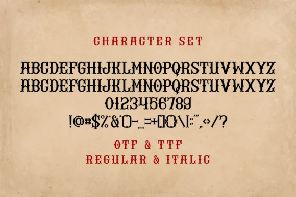 Buffalo Western by Eystore — Slab Serif Font — thumbnail 6
