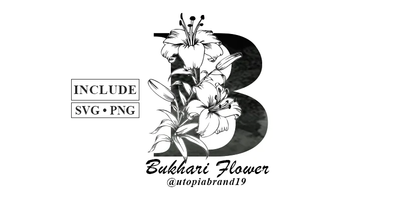 Bukhari Flower Monogram Font by utopiabrand19 by utopiabrand19 — Decorative Font