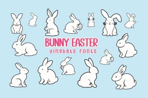 Bunny Easter by Eystore — Dingbats Font