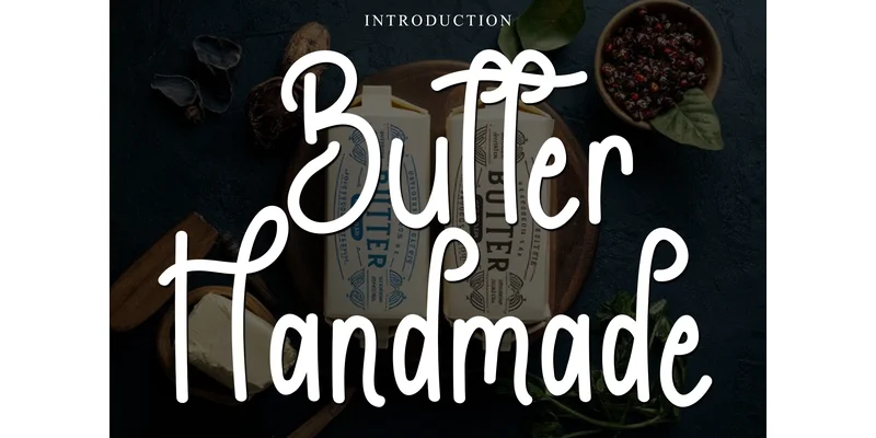 Butter Handmade Font by FreshTypeINK — Sans Serif Font