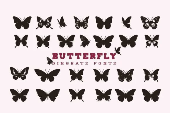 Butterfly by Eystore — Dingbats Font