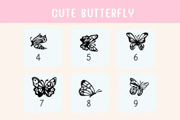 Butterfly by Nongyao — Dingbats Font — thumbnail 4
