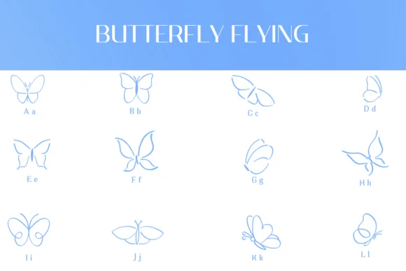Butterfly Design by Heartcraft Atelier — Dingbats Font — thumbnail 2