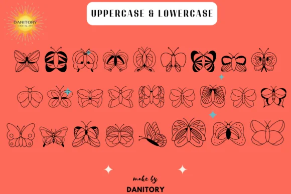 Butterflys by danita.kukkai — Dingbats Font — thumbnail 2