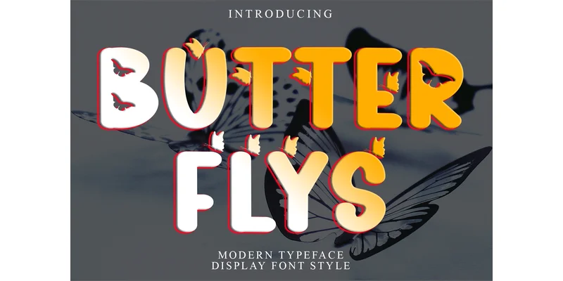 Butterflys Font by Inermedia STUDIO by Inermedia STUDIO — Decorative Font