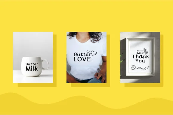 Buttermilk by Nattyinshop — Slab Serif Font — thumbnail 3