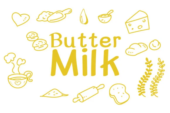 Buttermilk by Nattyinshop — Slab Serif Font — thumbnail 4