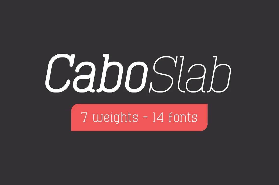 Cabo Slab by Design A Lot — Slab Serif Font