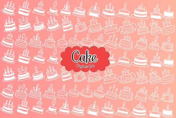 Cake by Chonada — Dingbats Font