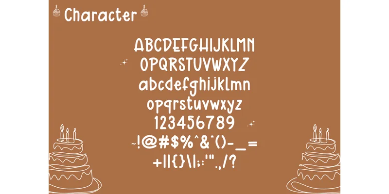 Cake Brownie Font by CraftedType Studio — Sans Serif Font — thumbnail 3