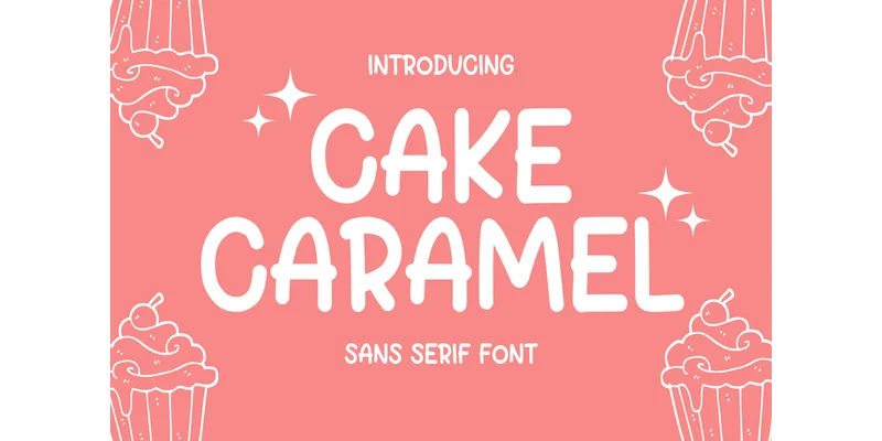 Cake Caramel Font by CraftedType Studio — Sans Serif Font