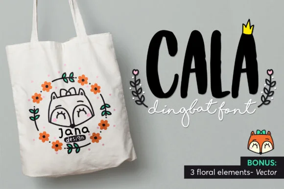 Cala by himoki — Dingbats Font