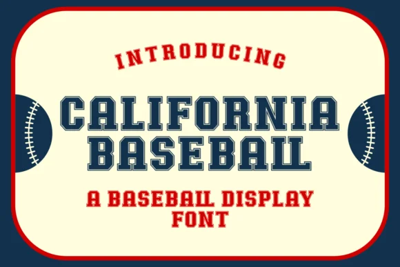 California Baseball by Creative Fabrica Fonts — Slab Serif Font