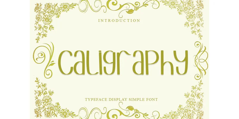 Caligraphy Font by PiPi Creative — Sans Serif Font