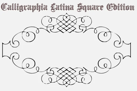 Calligraphia Latina Square Edition by Intellecta Design — Dingbats Font
