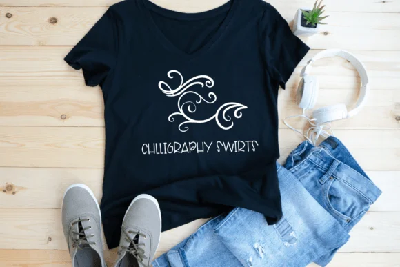 Calligraphy Swirls by Sirinart — Dingbats Font — thumbnail 6