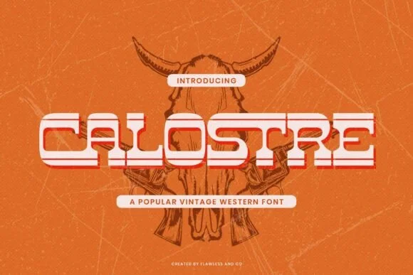 Calostre by Flawless And Co โ Slab Serif Font
