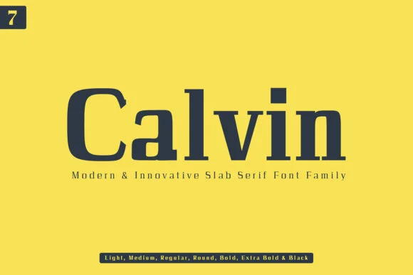 Calvin Slab by creativetacos — Slab Serif Font