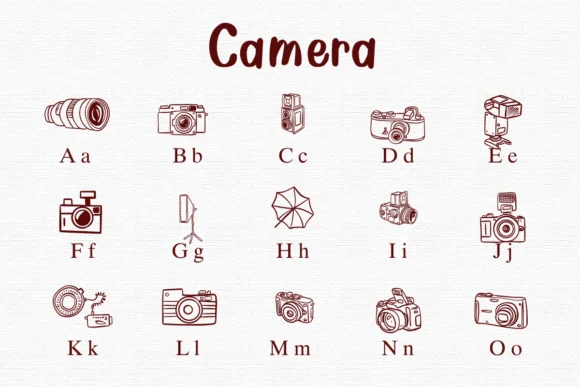 Camera by Nongyao — Dingbats Font — thumbnail 3