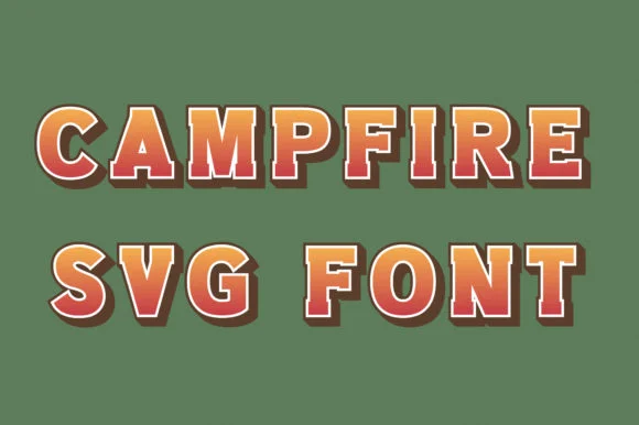 Campfire Camp by Vladimir Carrer — Color Fonts Font