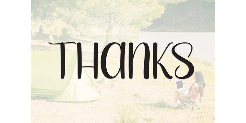 Camping Park Font by Robbots stores — Display Font — thumbnail 8