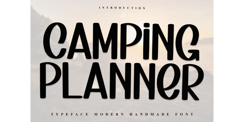 Camping Planner Font by Inermedia STUDIO — Sans Serif Font