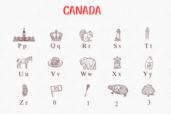 Canada by Nongyao — Dingbats Font — thumbnail 3