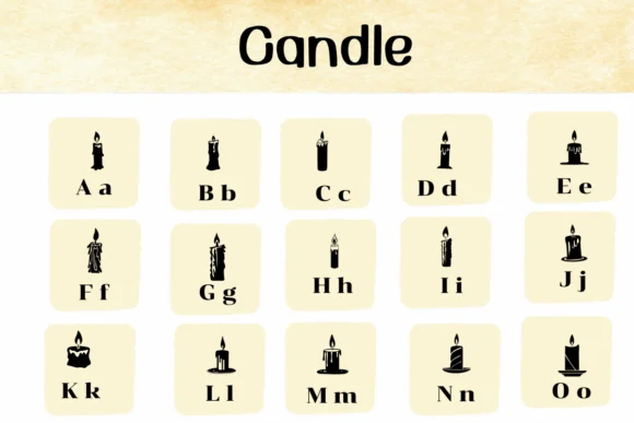 Candle by Ketsarin — Dingbats Font — thumbnail 2