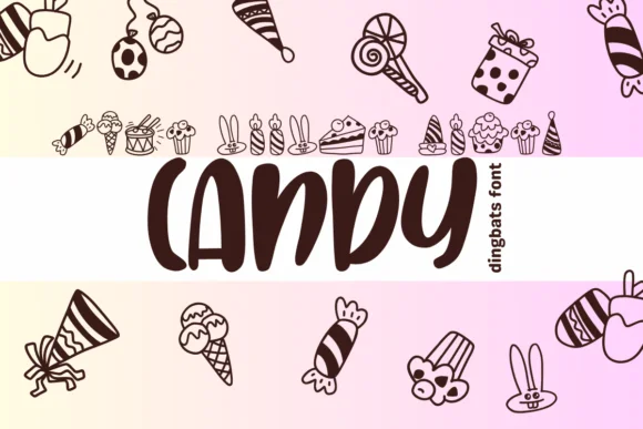 Candy by Sirinart — Dingbats Font