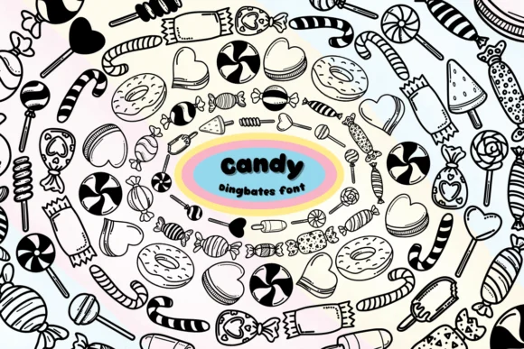 Candy by Chonada — Dingbats Font