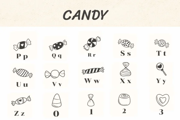 Candy by Ketsarin — Dingbats Font — thumbnail 2