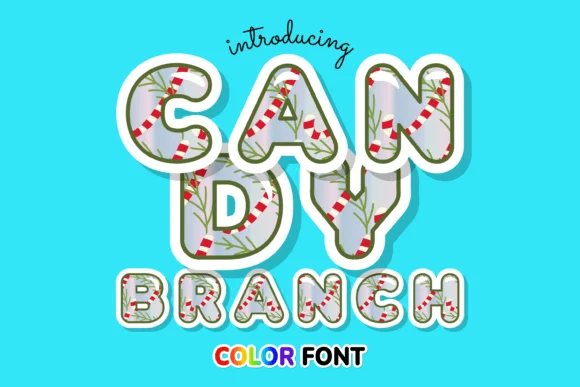 Candy Branch by JUSTTYPE — Color Fonts Font