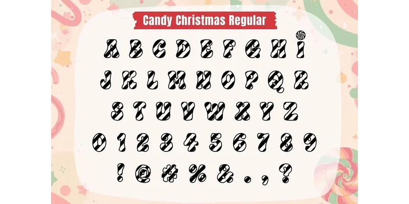 Candy Christmas Duo Font by AnningArts by AnningArts — Decorative Font — thumbnail 6