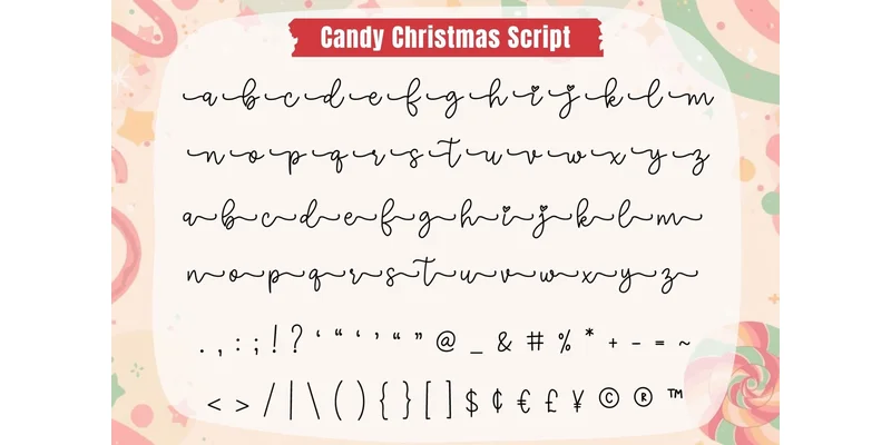 Candy Christmas Duo Font by AnningArts by AnningArts — Decorative Font — thumbnail 8