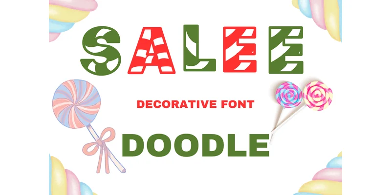 Candy Doodle Font by Suphitchaya by Suphitchaya — Decorative Font