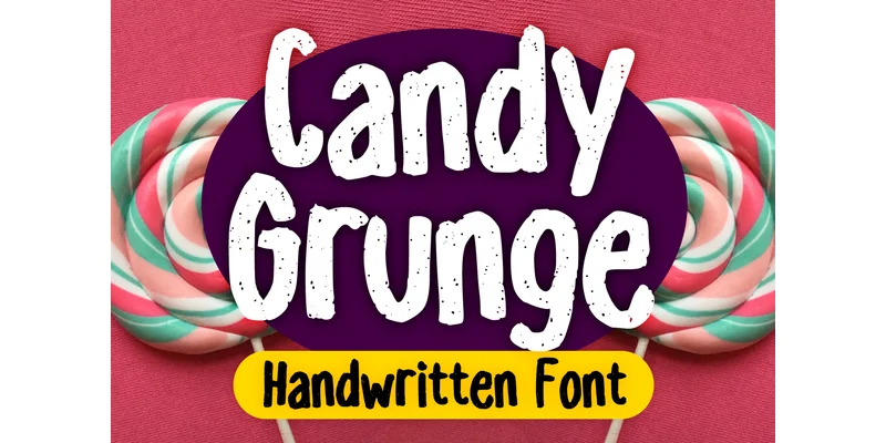 Candy Grunge Font by MVMET — Sans Serif Font