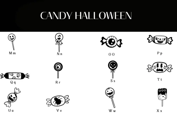 Candy Halloween by Heartcraft Atelier — Dingbats Font — thumbnail 3