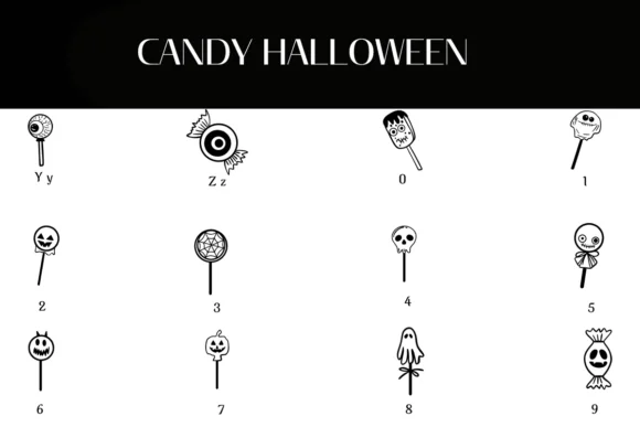 Candy Halloween by Heartcraft Atelier — Dingbats Font — thumbnail 4
