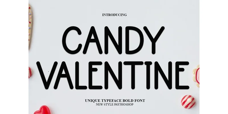 Candy Valentine Font by PAYJHOshop — Sans Serif Font