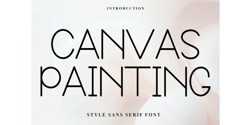 Canvas Painting Font by PiPi Creative — Sans Serif Font