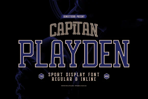 Capitan Playden by Denustudios — Slab Serif Font