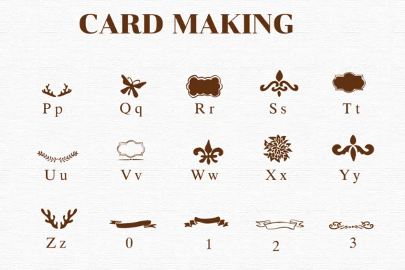Card Making by Nongyao — Dingbats Font — thumbnail 3